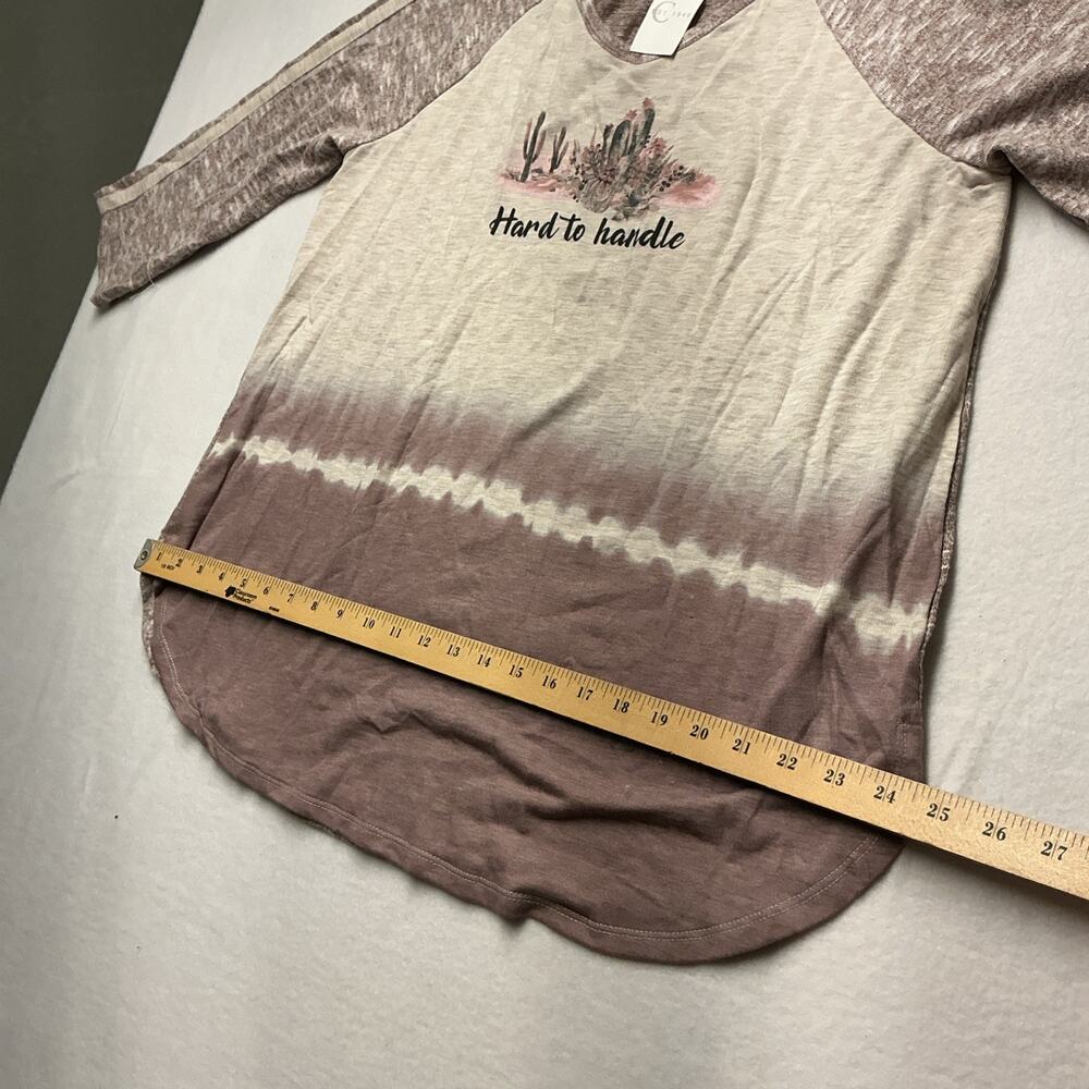 Cato Women’s Long Sleeve Shirts, " Hard To Handle" Sz XL NWT 3714 - Picture 10 of 14